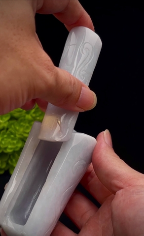 NT1289  Thăng quan Phát tài ngọc phỉ thuý tự nhiên (Jadeite A)