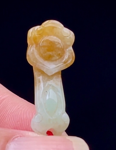 NT1292  Ngọc bội như ý  ngọc phỉ thuý tự nhiên (Jadeite A)