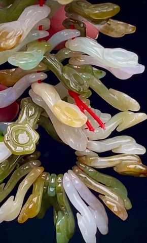 NT1292  Ngọc bội như ý  ngọc phỉ thuý tự nhiên (Jadeite A)