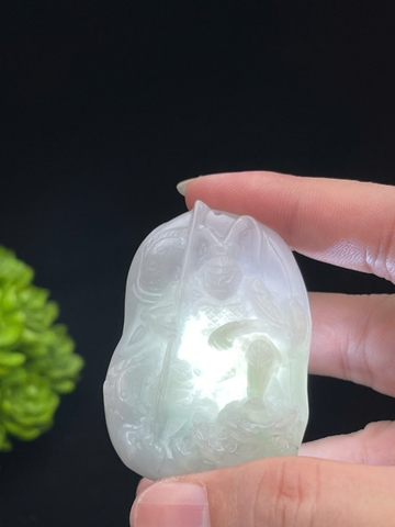 NT1283  Tề thiên đại thánh  ngọc phỉ thuý tự nhiên(Jadeite A)