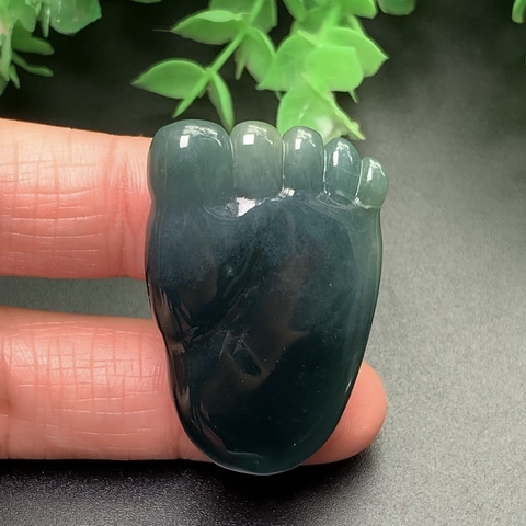 NGỌC BÀN CHÂN PHẬT CÁT TƯỜNG PHỈ THÚY -nt0096