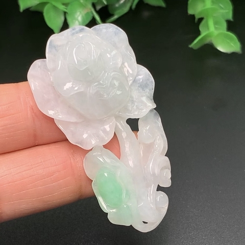 NGỌC PHỈ THÚY MẶT HOA HỒNG HP -nt0141