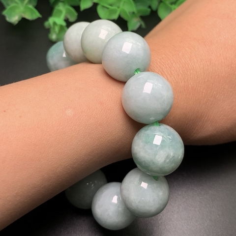 VÒNG HẠT VÂN XANH 18.5MM -nt0184