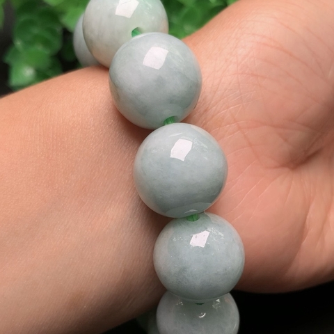 VÒNG HẠT VÂN XANH 18.5MM -nt0184