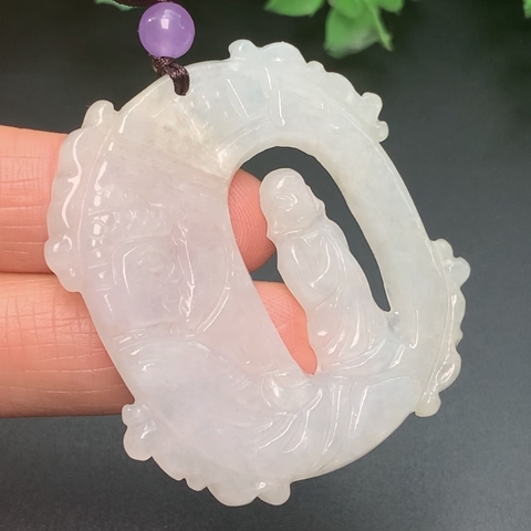 MẶT PHẬT PHỈ THÚY BẠCH NGỌC HP nt0190