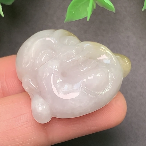 MẶT PHẬT DI LẶC VÂN VÀNG PHỈ THÚY nt0225