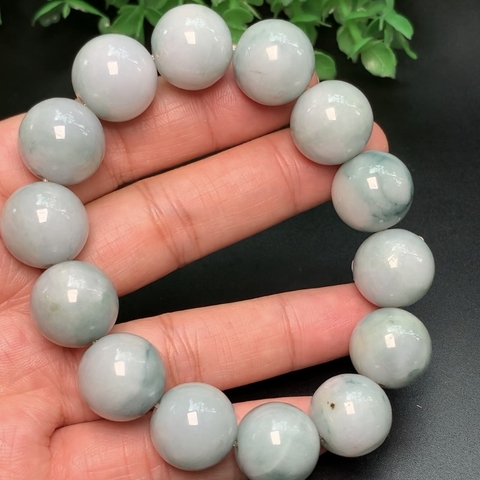 VÒNG HẠT NGỌC PHỈ THÚY HẠT ĐÔI HP 14.5 - 16  mm -nt251