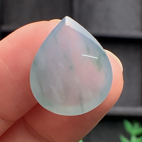 MẶT NHẪN GIỌT NƯỚC PHỈ THÚY LAM 21MM -nt282