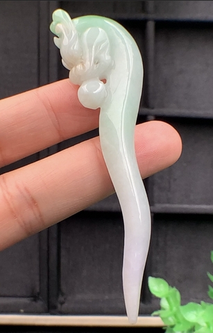 TRÂM NGỌC ĐẦU RỒNG Ngọc phỉ thúy tự nhiên Jadeite A - NT550