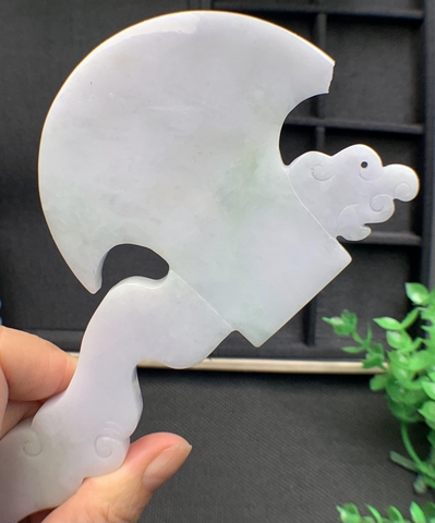 RÌU phát tài ngọc phỉ thúy tự nhiên (Jadeite A) -NT575