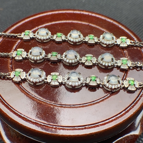 Lắc tay nữ ngọc phỉ thúy 4 -nt300