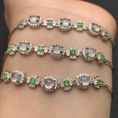 Lắc tay nữ ngọc phỉ thúy 4 -nt300