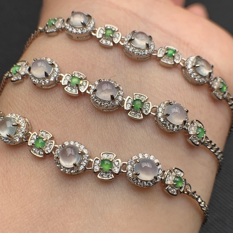 Lắc tay nữ ngọc phỉ thúy 4 -nt300