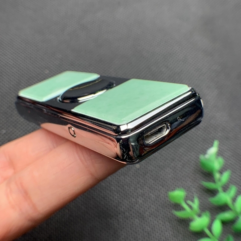 BẬT LỬA SPINER ngọc phỉ thúy tự nhiên (Jadeite A) -NT610