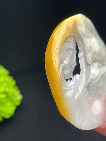 NT1275 Diện Phật trong ta ngọc phỉ thuý tự nhiên(Jadeite A)