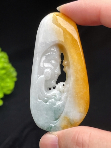 NT1276 Diện Phật trong ta -ngọc phỉ thuý tự nhiên(Jadeite A)