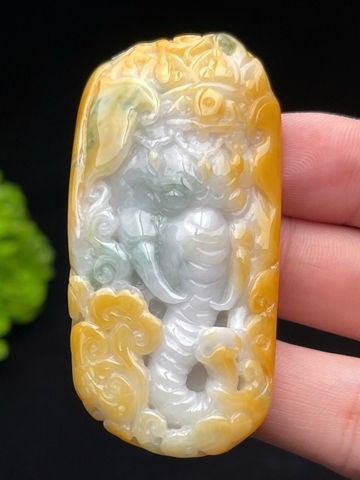NT1270 Thuỵ thú cát tường ngọc phỉ thuý tự nhiên(Jadeite A)