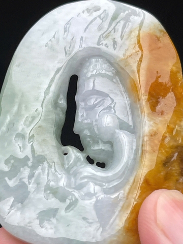 NT1274 Diện Phật trong ta ngọc phỉ thuý tự nhiên(Jadeite A)