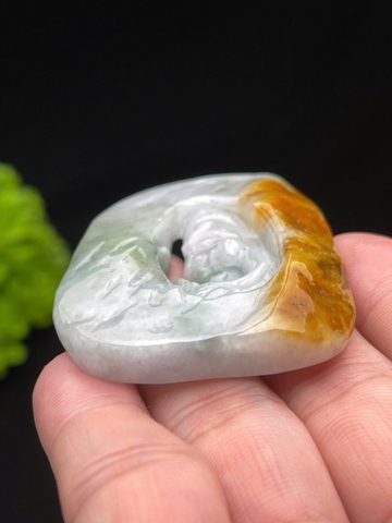 NT1274 Diện Phật trong ta ngọc phỉ thuý tự nhiên(Jadeite A)