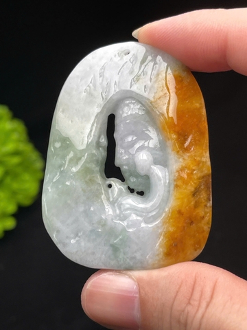 NT1274 Diện Phật trong ta ngọc phỉ thuý tự nhiên(Jadeite A)