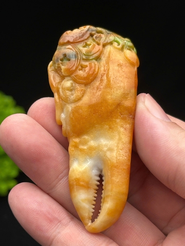 NT1272 Cua Bể - Bê của màu tam tài ngọc phỉ thuý tự nhiên(Jadeite A)