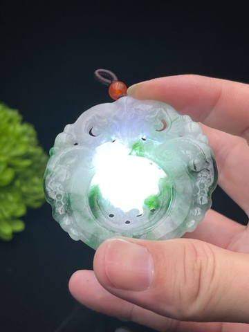 NT1258 Tam dương khai thái ngọc phỉ thuý tự nhiên(Jadeite A)