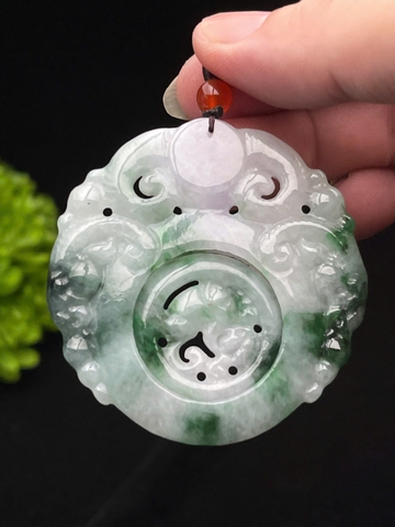 NT1258 Tam dương khai thái ngọc phỉ thuý tự nhiên(Jadeite A)