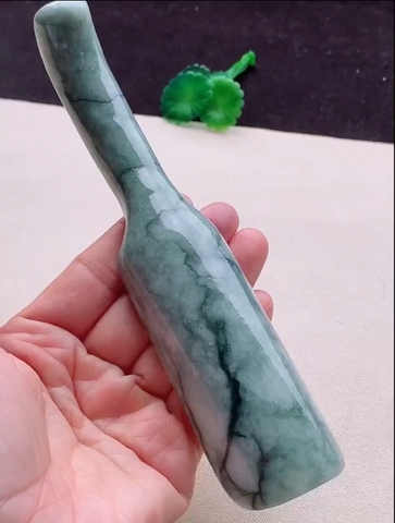 NT1226 Cung nhãn trà ngọc phỉ thuý tự nhiên ( Jadeite A)