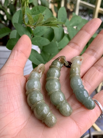 Củ sen Ngọc phỉ thuý Tự nhiên Jadeite loại A -NT1073