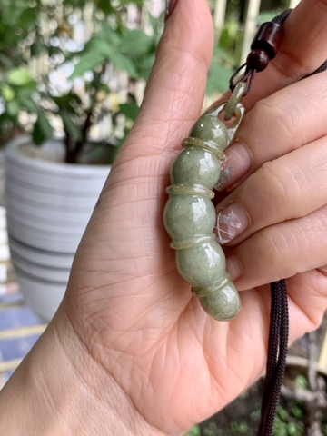 Củ sen Ngọc phỉ thuý Tự nhiên Jadeite loại A -NT1073
