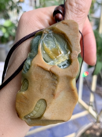 Ngoạ hổ tàng long Ngọc phỉ thuý Tự nhiên Jadeite loại A -NT1060