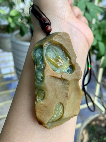 Ngoạ hổ tàng long Ngọc phỉ thuý Tự nhiên Jadeite loại A -NT1060