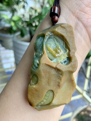 Ngoạ hổ tàng long Ngọc phỉ thuý Tự nhiên Jadeite loại A -NT1060