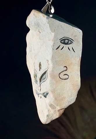 NT1326 Ngọc bội Tam Điểm ngọc phỉ thuý tự nhiên ( JADEITE A)