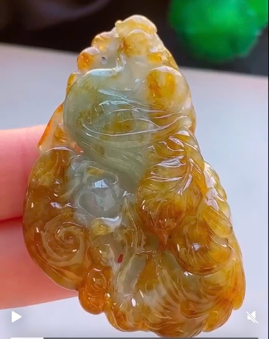 NT1349 Phượng hoàng huyết ngọc phỉ thuý tự nhiên (Jadeite A)