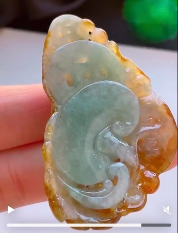 NT1349 Phượng hoàng huyết ngọc phỉ thuý tự nhiên (Jadeite A)