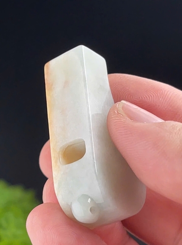 NT1358 Còi ngọc phỉ thuý tự nhiên ( JADEITE A)