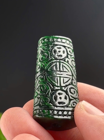 NT1360 Ngọc phúc cát tường ngọc phỉ thuý tự nhiên ( JADEITE A)