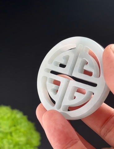 NT1363 Phúc ấn thiên bảo ngọc phỉ thuý tự nhiên ( JADEITE A)