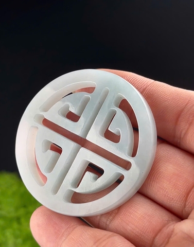 NT1363 Phúc ấn thiên bảo ngọc phỉ thuý tự nhiên ( JADEITE A)