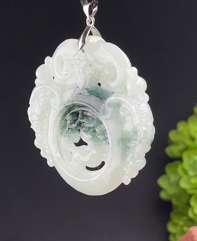 NT1366 Tam dương khai thái ngọc phỉ thuý tự nhiên ( JADEITE A)