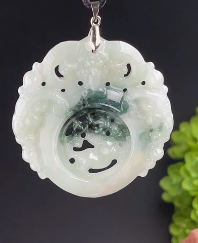 NT1366 Tam dương khai thái ngọc phỉ thuý tự nhiên ( JADEITE A)