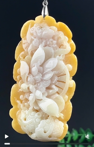 NT1382 Hoa Khai Phú Quý nguyên thạch ngọc phỉ thuý tự nhiên (JADEITE A)