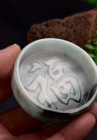 NT1394 Lư đốt trầm ngọc phỉ thuý tự nhiên (JADEITE A)