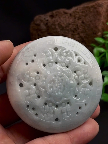 NT1397 Lư đốt trầm ngọc phỉ thuý tự nhiên (JADEITE A)