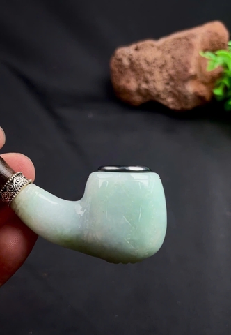 NT1404 Tẩu ngọc phỉ thuý tự nhiên (JADEITE A)