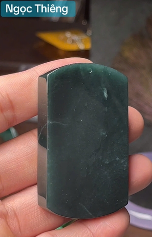 NT1426 Mặt dây VÔ SỰ BÀI mặc thuý tự nhiên( JADEITE A)