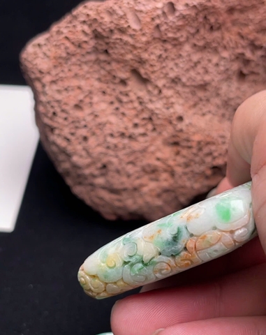 NT1428 Mặt dây CÁT TƯỜNG NHƯ Ý ngọc phỉ thuý tự nhiên ( JADEITE A)