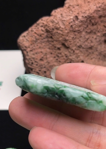 NT1429 Mặt dây CÁT TƯỜNG NHƯ Ý ngọc phỉ thuý tự nhiên ( JADEITE A)