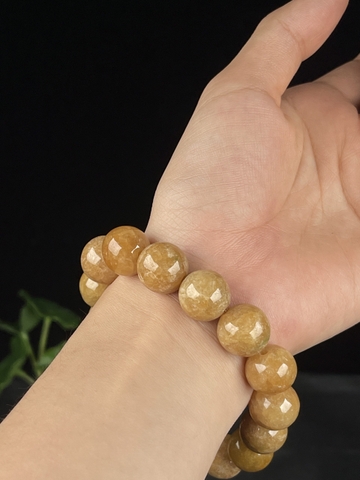 Vòng hạt huyết Ngọc phỉ thúy tự nhiên loại A -NT867 -13mm